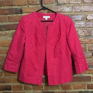 Coldwater Creek Red Cotton Jacket - Size 10